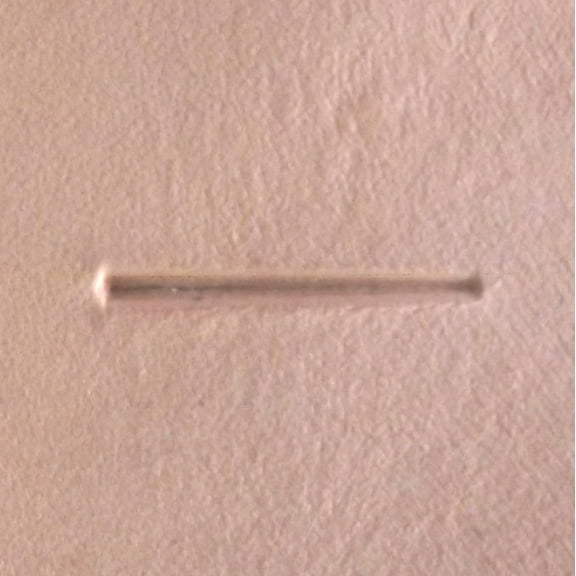 Figure Carving Metal Leather Stamp 7/8" Long Z998 US Stamps