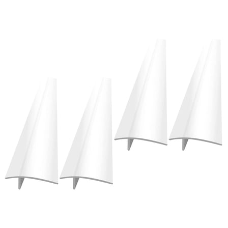 Niceauty Kitchen Stove Gap Filler Silicone Sealing Transparent 4pcs