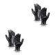 thumbnail image 4 of Minnieouse 2 piezas de guantes de PU para hombre, guantes antideslizantes cálidos para invierno, guantes deportivos impermeables para pantalla Type2 NO2, 4 of 6