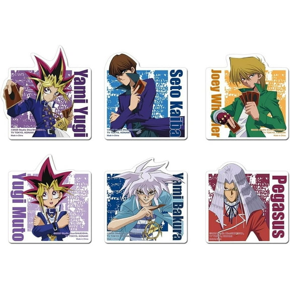 Great Eastern Entertainment Yu-Gi-Oh!: Character with Pattern Die-Cut Sticker Set