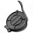 thumbnail image 1 of 10 Inch Cast Iron Tortilla and Roti Press, Heavy Duty Pre-Seasoned Pataconera Maker for Homemade Flatbreads, 1 of 5