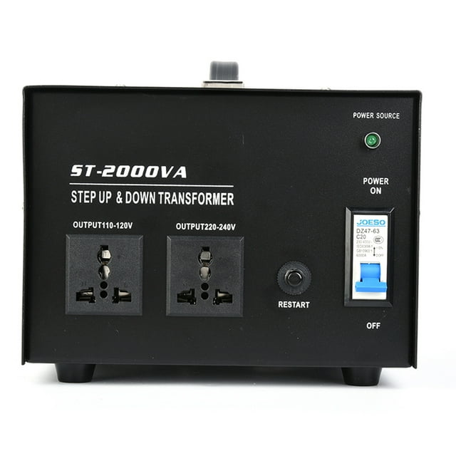 Transformador, Protección Contra Sobrecarga De Bajo Ruido Convertidor De Potencia Voltaje CA De 2000 W Para Laboratorios Científicos Para El Hogar Para La Industria