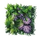 thumbnail image 4 of Panel de césped artificial para pared, decorativo, 25 x 25 cm, hojas verdes de plástico Estilo I, 4 of 9
