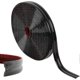 thumbnail image 5 of ZHAOCHENG Molduras autoadhesivas de 10 m - Tira flexible de doblez, tira final de PVC - Decoración de esquinas y bordes de azulejos de pared - Despegar y pegar en negro, 5 of 5