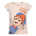 thumbnail image 5 of Blippi Short Sleeve Shirts (Girls), 3 Pack, Sizes 2T-6X, 5 of 8