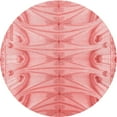 thumbnail image 1 of Ahgly Company Machine Washable Indoor Round Transitional Pastel Pink Area Rugs, 5' Round, 1 of 7