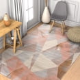thumbnail image 2 of Well Woven  Modern Geometric Tranquil Pink Area Rug - 3'3" x 4'7", 2 of 5