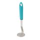 thumbnail image 1 of Empujador de acero inoxidable, trituradora de patatas, placa para triturar patatas, fruta, verduras, herramienta, trituradora de prensa, azul Inevent HA3893-01B, 1 of 2