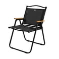 thumbnail image 1 of Silla Plegable Camping Metal Diseño Para Adultos Negro, 1 of 3