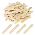 thumbnail image 1 of Uxcell 100PCS Cucharas de Madera para Helado, Cucharas de Madera Desechables de 75MM en Mini Paquete, 1 of 6