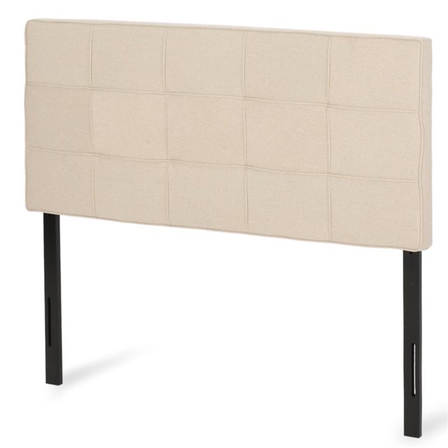 Noble House Tête de Lit Rembourrée Marlene Full Queen en Beige