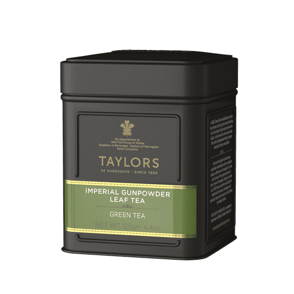 Taylors of Harrogate Imperial Gunpowder Green Tea Loose Leaf, 4.41 Ounce Tin