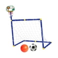 thumbnail image 2 of Aro de Baloncesto con Portería de Fútbol Strade Fareast Limited Tablero Compacto 2 en 1 Verde, 2 of 8