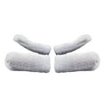 thumbnail image 5 of Pebbuoy 1 Set Winter Handlebar Cover Soft Touch Thick Plush Cold-resistant Anti-slip Solid Color Universal Washable Brack Cover Motorcycle Handlebar Warmer Cushion, 5 of 7