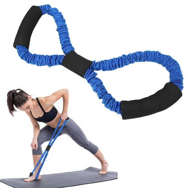 Juego De Bandas Elásticas De Resistencia Bandas De Tensión De Grado Profesional Para Entrenamiento De Fuerza Rehabilitación Fitness Gimnasio En Casa Tela Oxford Azul Rojo