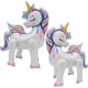 thumbnail image 1 of Globos de unicornio autoportantes para decoración de cumpleaños, suministros para fiestas de unicornio arcoíris, globo de aluminio de unicornio, 28 pulgadas, paquete de 2, 1 of 4