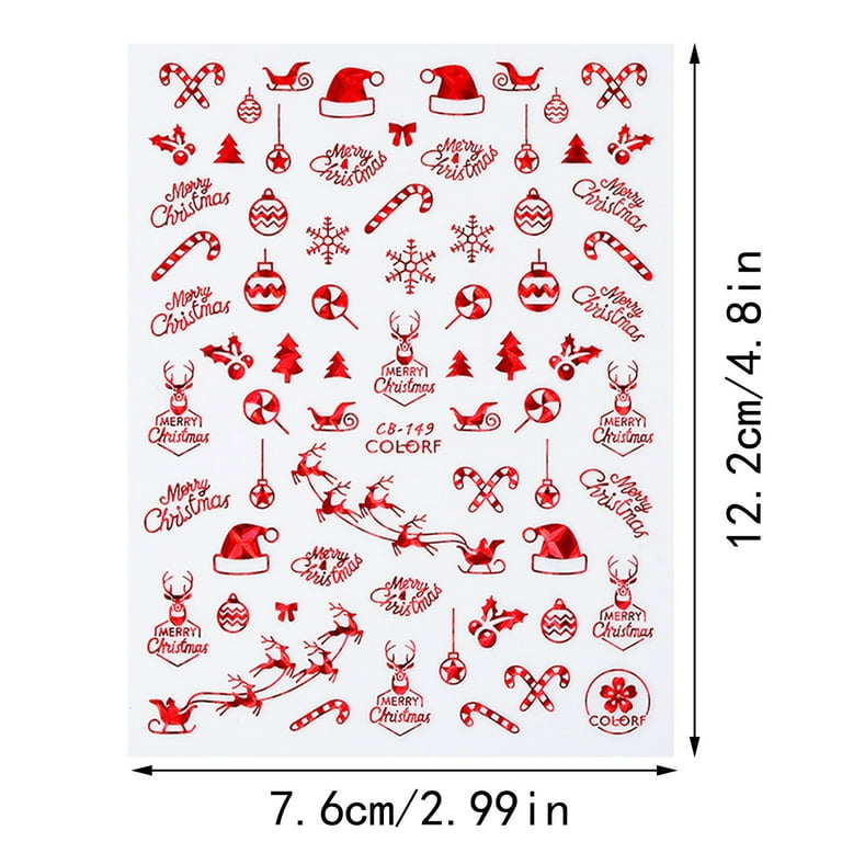 hsmqhjwe-nails-christmas-stickers-snowman-santa-doodle-fun-stickers-abstract-nail-decals-3d-self-adhesive-nail-design-tips-tips-girls-money-nail-stickers-for-acrylic-nails-walmart-com