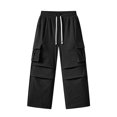 thumbnail image 6 of Wutalume Men's Cargo Pants with Pockets — Loose Work Trousers for Men, Drawstring Baggy Style, Multi-Pocket Casual Pants for Outdoor, 6 of 7