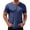 Navy_001, variant on Domuza Men's Henley Shirts Casual Plain Slim Fit Short Sleeve Button Down Tshirts 2026 Summer Stylish Lightweight Basic Tops with Pockets Royal Blue 4XL