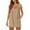 Khaki, variant on Baqcunre Women'S Casual Dresses Women'S Solid Color Fashion Casual Double Pocket Sling Dress Summer Dresses 2023 Sundresses For Women Black Dress L