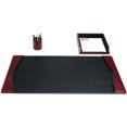 thumbnail image 1 of Dacasso Ensemble de Bureau en Cuir Bordeaux 3 Pièces, 1 of 4