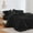 Black, variant on Love's cabin Seersucker Full Size Comforter Sets 7-Piece - All Season Lightweight Bedding Set, Bed in a Bag with Comforter, Flat Sheet, Fitted Sheet, Pillowcases & Pillow Shams, Black