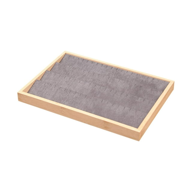 lionlar Jewelry Display Case Drawer Tray Wood Showcase Jewelry Holder Smooth for G