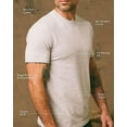 thumbnail image 5 of True Classic Tees Men's Essential Crew, 1 Pack, 5 of 6