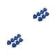 thumbnail image 1 of Paquete de 10 velas para pastel Inteprter adornos de candelita Azul 2Conjunto, 1 of 6