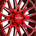 thumbnail image 4 of 20x10 Worx 819BM Gloss Black w/ Milled Wheel 5x5 (-19mm), 4 of 5