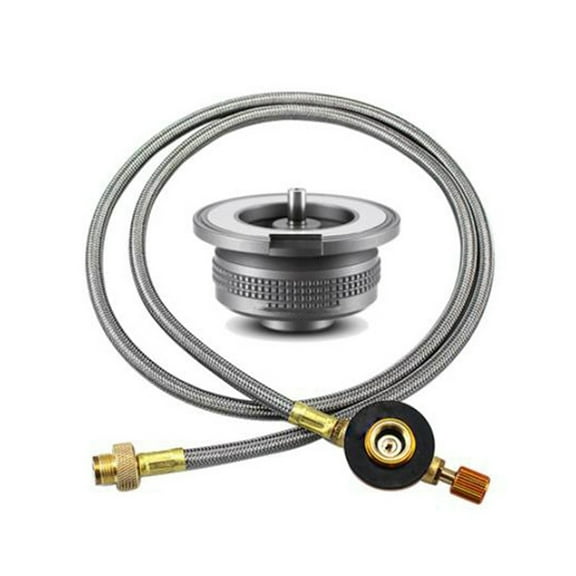 Outdoor Stove Gas Adapter Split Stove Converter Gas Tank Adaptor for Camping Cooking Picnic Camping Equipment
