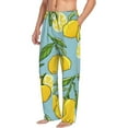 thumbnail image 2 of Balery Men'S Lemon Pants,Sleepwear Pants,Pajama Pants,Pj Bottoms Drawstring And Pockets-Large, 2 of 9