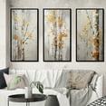 thumbnail image 1 of Designart "Tree Of Grey & Yellow III" Floral & Botanical Framed Wall Art Set Of 3 - Yellow Tree Monochrome Frame Gallery Wall Set For Home Decor, 1 of 6
