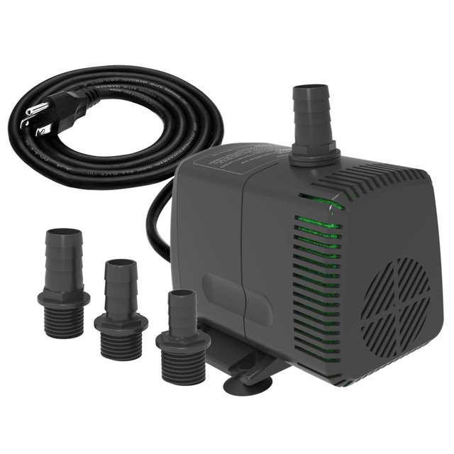 Bomba sumergible Knifel 3500L/H 60W 10m para fuentes y más