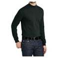 thumbnail image 4 of Yellow Rooster Men Interlock Knit Mock Male Turtleneck Sweaters Black 3XL, 4 of 6