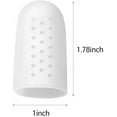 thumbnail image 4 of Big Toe Caps Pack of 10 Breathable Gel Toe Protector Great to Cushion Toe and Provides Pain Relief from Corns, Blisters, Missing or Ingrown Toenails for Woman and Man, 4 of 8