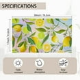 thumbnail image 3 of Welcome Lemon Doormat Mat with Non-Slip Backing Indoor Outdoor Welcome Yellow and Green Lemons Door Mat for Entryway Porch Spring Summer Housewarming Gift 17x30INCH, 3 of 6