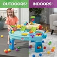 thumbnail image 5 of Step2 Ball Buddies Adventure Center Blue Plastic Sand & Water Table for Toddlers, 5 of 9