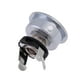 thumbnail image 4 of Placa de enchufe cromado para guitarra eléctrica para enchufe de 6,35mm Electrosocket TL, 4 of 6