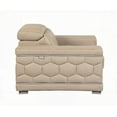thumbnail image 3 of [Bedroom Modern Italian Leather Sofa 220cm with Solid Wood Frame], 3 of 10
