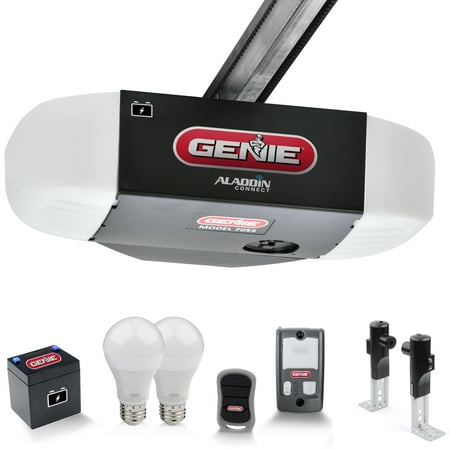 Genie - Stealth750 Essentials - 1-1/4 HPc Belt Drive Garage Door Opener with Battery Back-Up - Plus Aladdin Connect & LED light