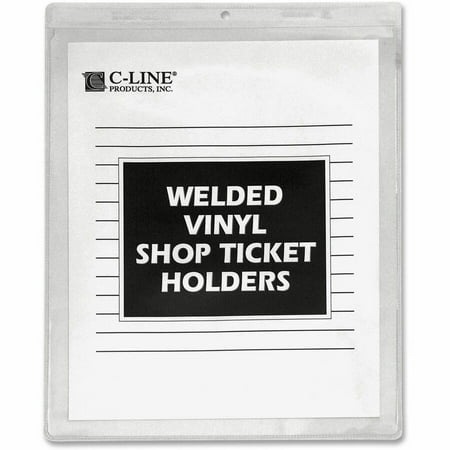 UPC: 0038944809120 | C-Line Clear Vinyl Shop Ticket Holder  Both Sides Clear  50   9 x 12  50/BX