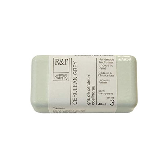R&F Encaustic Paint, 40ml, Cerulean Grey