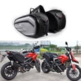 thumbnail image 1 of Motorcycle Saddlebags Waterproof Heat Resistant, 240 Cubic Inch Expansion Storage Side Bags, 4 Way Web Mounting System Crash Resistant, 22 Liter Capacity Touring Luggage Panniers, 1 of 4