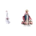 thumbnail image 1 of Figura de dama de , estatua moderna de niña nórdica con base de acrílico independiente, adorno decorativo para estante, escritorio, armario,, 1 of 8
