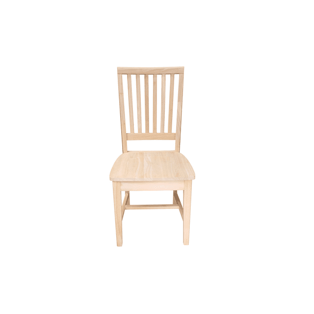 BingLTD - Chaise Mission Waylons 39 Pouces Non Finie - Ensemble de 2 (CH3901-RW-UNF)