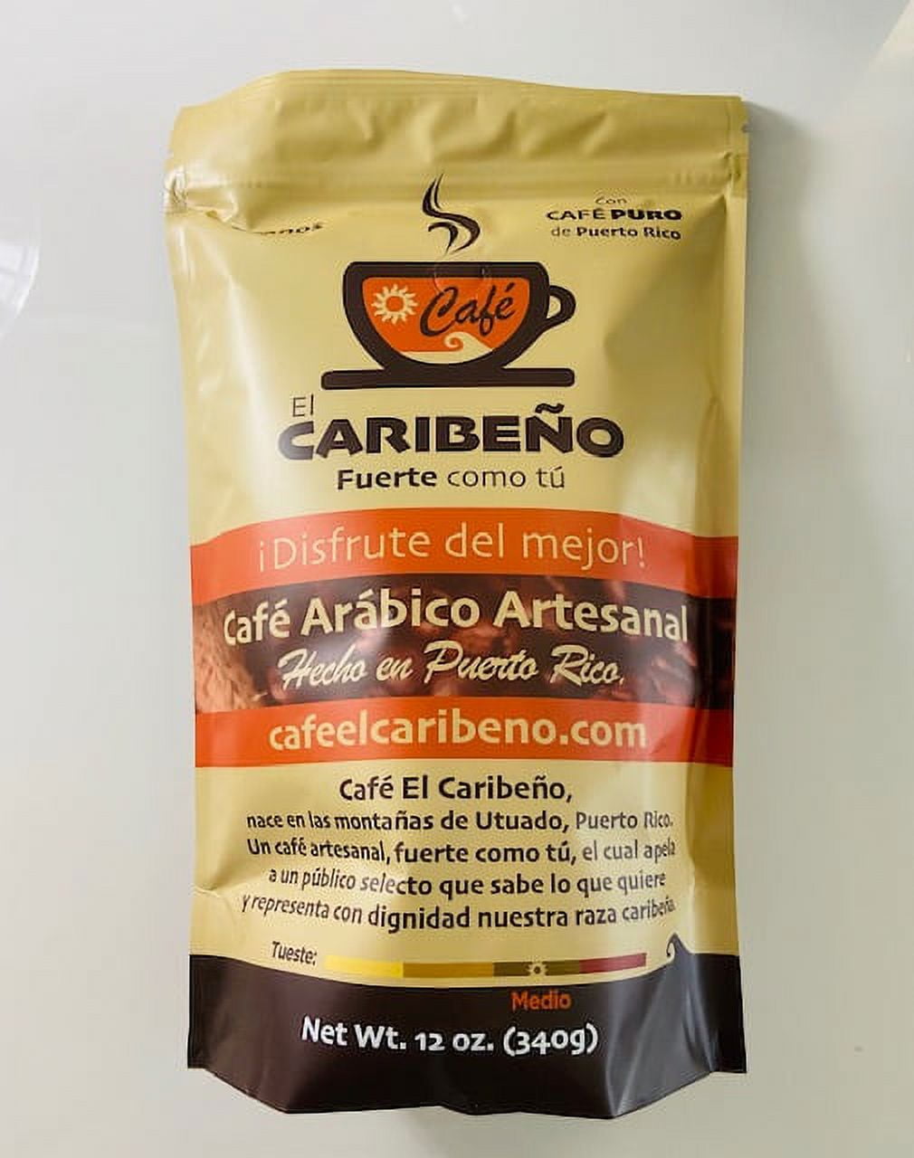 El Caribeño Café Molido 100% Puro 12oz