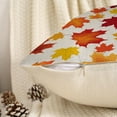 thumbnail image 6 of DaShan Maple Leaf Fall Pillow Cover 20x20 Set of 2,Autumn Decorative Pillow Cases Couch Cushion for Bedroom Home Decor, 6 of 6