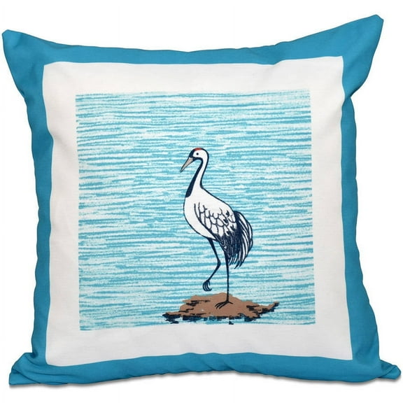 Simply Daisy 16" x 16" Sandbar Animal Print Outdoor Pillow