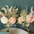 thumbnail image 4 of SPRING PARK 1 Bunch Artificial Flower Bridal Bouquet DIY Wedding Party Floral Art Home Decor, 4 of 7